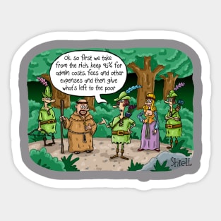 Robin Hood Charity Sticker